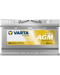 VARTA A6 (F21) - 12V 80Ah (Start-Stop bilbatteri)