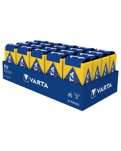 VARTA Industrial Pro E / 9V 6LF22 Batteri - 20 st. förpackning