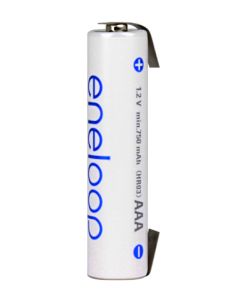 Panasonic eneloop laddningsbara AAA / R03 batteri med C-flik - 1 st. 
