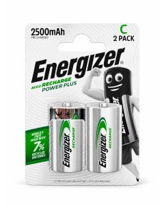 Energizer Recharge Power Plus C/NH35 2500mAh batterier (Förpackning med 2 st)