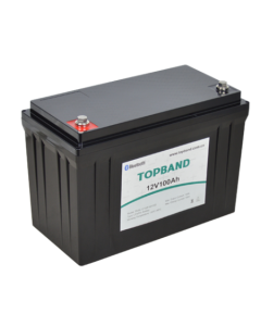 TOPBAND litiumbatteri 12V 100Ah med Bluetooth