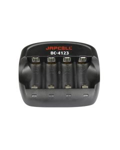 JAPCELL BC-4123 Batteriladdare för 3.7 V CR123A Li-ion-batterier