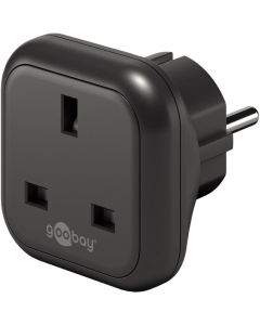 Resekontakt UK --> Schucko, svart