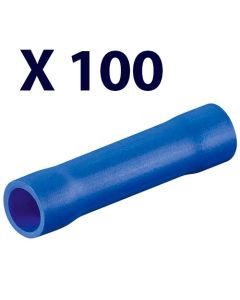 Butt connector - blå (100 st.)