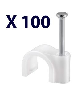 Kabelclips - max kabeldiameter: 14.0 mm (100 st.)