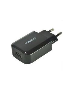 Duracell 230V till USB-laddare 2.1A t.ex. Kabel - Svart