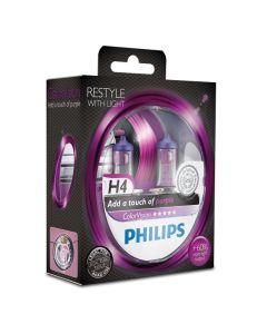 PHILIPS Billampa H4 COLORVISION, LILA - 2-pack