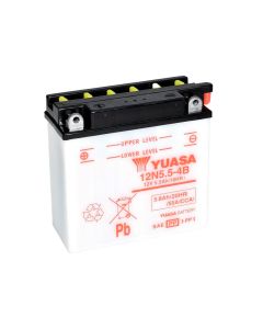 GS YUASA 12N5.5-4B(DC) 12V Conventional Startbatteri till motorcykel