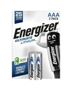 Energizer Ultimate Lithium AAA / E92 / L92-batterier (Förpackning med 2 st)