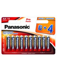 Panasonic Pro Power AA Batterier 10 st. Blisterförpackning