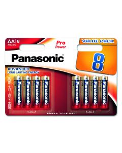 Panasonic Pro Power AA-batterier 8 st. Blisterförpackning