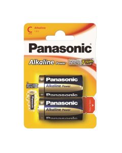 Panasonic Alkaline Power C/Baby-batterier - 2 St. Blisterförpackning