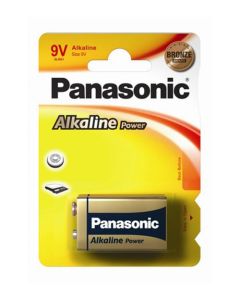 Panasonic Alkaline Power 9 V-Batteri - Blisterförpackning