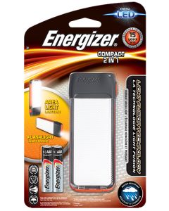 Energizer LED Compact Fusion, 2-i-1-lykta och ficklampa, inkl. 2 x AAA Alkaline-batterier