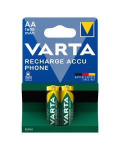VARTA AA Phone Power Accu 1600mAh, 1.2V (2 stk.)