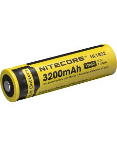 NITECORE NL1832 - 18650 Batteri 3200mAh (med knop)