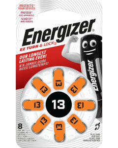 Energizer Hörapparat 13 Batterier (8 Stk. Förpackning)