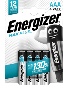 Energizer Max Plus AAA/E92  (4 Stk. Blister)