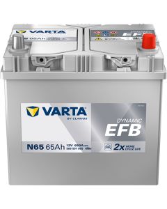 Varta Blue Dynamic EFB N65 - 12V 65Ah (Start-Stop bilbatteri)