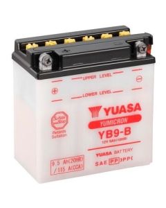 Yuasa YB9-B 12V Batteri til Motorcykel