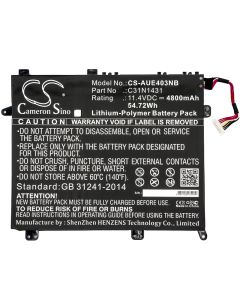 Batteri til Asus Eee Book E403S (Kompatibelt)