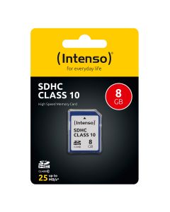 Intenso 8GB SDHC Minneskort Class 10