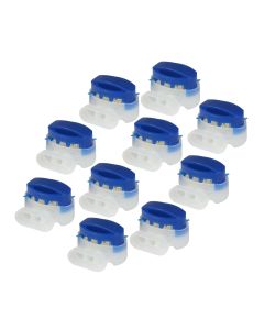 Samlingsmuff för kantavgränsning och guidetråd för bland annat robotgräsklippare från Greenworks, Husqvarna, Gardena, Bosch, Robomow, Worx etc - (10 st.)