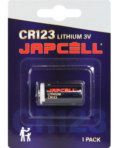 JAPCELL Litium CR123-Batteri