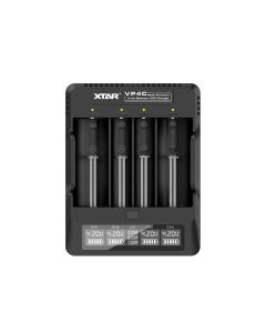 Xtar VP4C oplader / test til 4 stk Li-ion batterier
