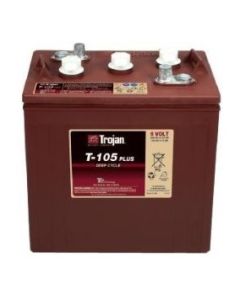 Trojan T105 deep cycle batteri - 6V 225Ah / 20h - 185Ah / 5h (EAPT Terminal)