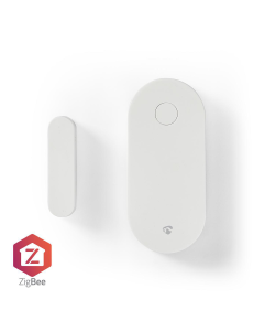 Nedis Smart Dörr / Fönster Sensor, Zigbee Batteri Android / IOS Vit