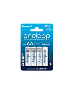 Panasonic eneloop AA Uppladdningsbara batterier 4 stk. BK-3MCDE/4BE