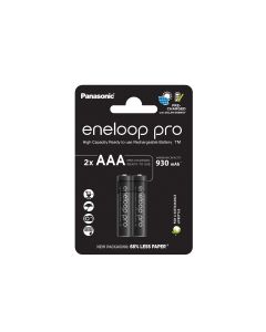 Panasonic eneloop Pro AAA Uppladdningsbara batterier 2 st. BK-4HCDE/2BE