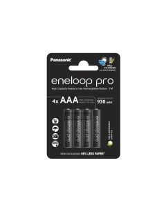 Panasonic eneloop Pro AAA Uppladdningsbara batterier 4 st. BK-4HCDE/4BE