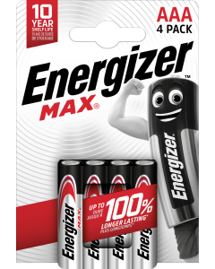 Energizer Max AAA/E92-Batterier (4 St.)