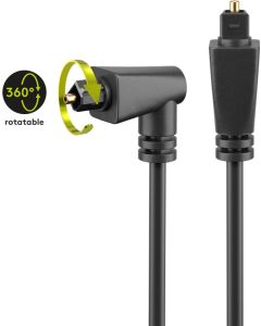 Goobay vinklad roterbar toslink -kabel 90 ° - 2m