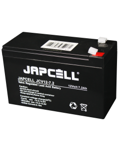 JAPCELL JCV12-7.2 F1 (4.8mm) AGM-batteri i VDS-kvalitet