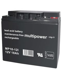 Multipower 12V - 18Ah (startbatteri)