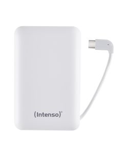 Intenso® Powerbank XC10000 10.000 mAh USB-A/USB-C. Integreret USB-C kabel
