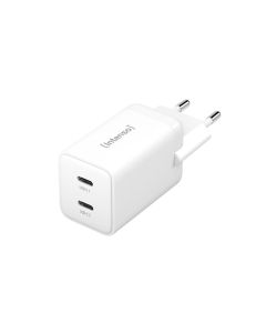 Intenso® USB-C GaN Power laddare 40W (2xUSB-C) PD 3.0/QC 4.0