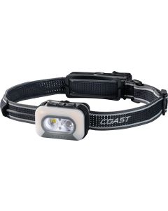 Coast RL35R Uppladdningsbar pannlampa med röststyrning 1100 lumen