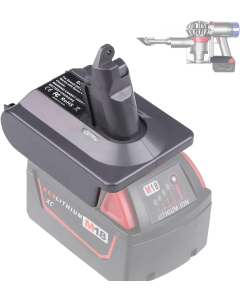 Milwaukee 18V adapter för Dyson V6