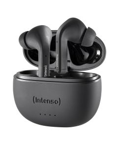 Intenso® T300A Trådlösa in-ear-hörlurar med aktiv brusreducering - Svart