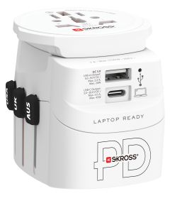 Skross reseladdare PRO Light Hele Verden 45 W PD + 1x USB-A/1x USB-C