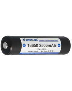 16650 batteri 2500mAh - max 4A urladdning