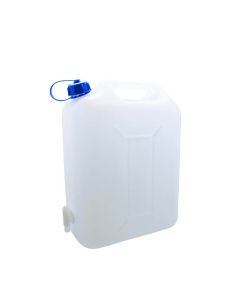 Vattendunk med kran och skruvlock – 10 liter.
