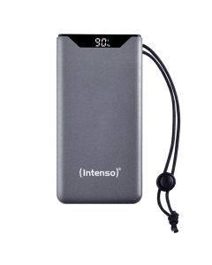 Intenso® Powerbank 10.000 mAh PD/QC USB-A/USB-C inkl. USB-C-kabel - Grå