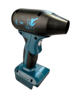 Blåsmaskin/dammblåsare kompatibel med Makita 18v batteri