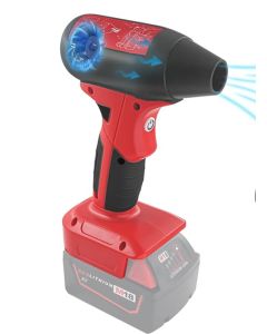 Blåsmaskin/dammblåsare kompatibel med Milwaukee 18V M18-batteri