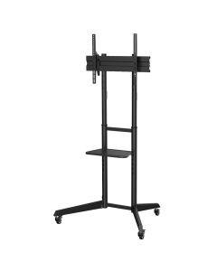 Superior TV-presentationsställ med hjul och justerbar höjd 37-70"